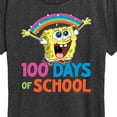 thumbnail image 3 of SpongeBob SquarePants - 100 Days Of School Spongebob - Women's Short Sleeve Graphic T-Shirt, 3 of 6