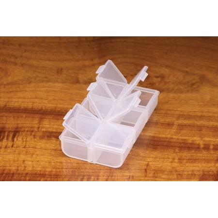 Hareline 6 Compartment Box - Fly Box or Hook Box - Fly