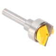 thumbnail image 2 of YLSHRF Wood Cutter Router Bit, Cutting Router Bit,1Pcs 1/4 Shank Template Straight End Mill Trimming Router Bit Woodworking Tool Accessories, 2 of 8