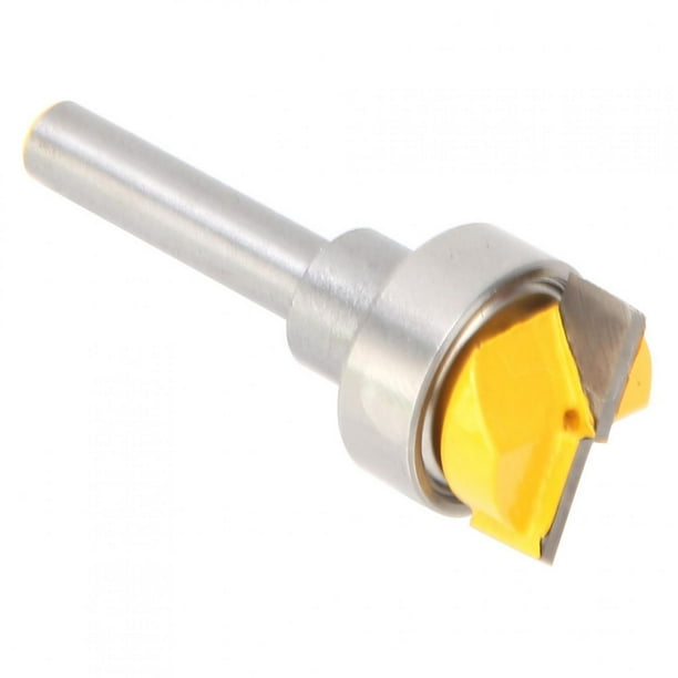 Broca De Enrutador De Plantilla, Superficie De Recubrimiento Broca De Enrutador De Vástago De 1/4 Eliminación Suave De Virutas Para Madera Contrachapada Para Carpintería ANGGREK Router Bit