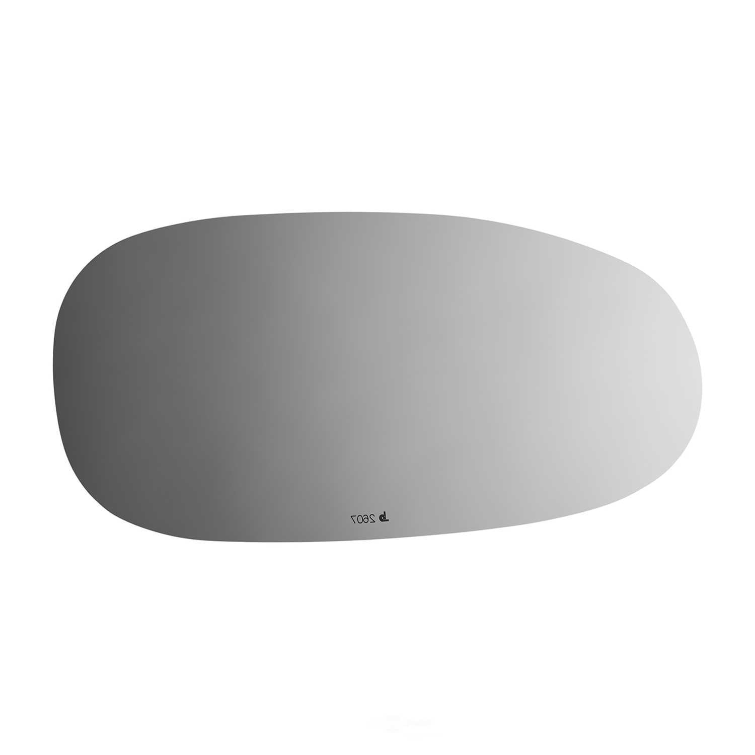 Burco Side View Mirror Replacement Glass - Clear Glass - 2607