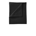 thumbnail image 2 of Port & Company Core Fleece Sweatshirt Blanket. BP78 - OSFA Jet Black, 2 of 2