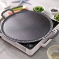 thumbnail image 6 of Aa2Zee 12" Pre-Seasoned Premium Cast Iron Round Griddle with Dual Handle - CIPSP1612BLK, 6 of 8