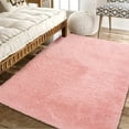 thumbnail image 2 of HOMERRY 9 x 12 Fluffy Area Rug for Bedroom, Fuzzy Shag Area Rug for Living Room Non-Skid Plush Large Rug Shaggy Decorative Accent Rug for Indoor Home Floor Carpet, Pink, 2 of 6