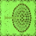 thumbnail image 1 of Ahgly Company Indoor Square Abstract Green Modern Area Rugs, 6' Square, 1 of 4