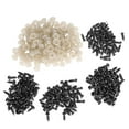 thumbnail image 1 of Ojos de plástico, narices con arandelas, muñeco de peluche, oso de peluche, animales de peluche, juguete, accesorios DIY, negro, 1 of 5