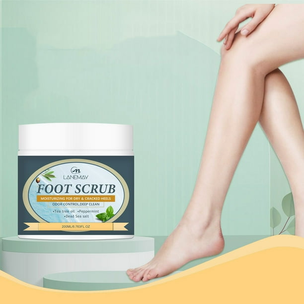 Crema Exfoliante para Pies | Elimina Piel Muerta, Limpia Poros E Hidrata | 100 G