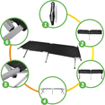 thumbnail image 4 of Tcbosik Portable Folding Cot for Sleeping with Carry Bag, Outdoor Camping Bed for Adults, Black, 4 of 8