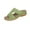 Green, variant on Women's SlippersSummer Wedge Open Toe Slip-On Peep Toe Sandals Shoes for Women Beach Fashion Green 5.5