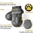 thumbnail image 3 of Botines impermeables antideslizantes para perro XSY&G, talla 5, 4 piezas, 3 of 6