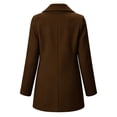 thumbnail image 5 of Cmtiyu Winter Coats for Women Classic Notched Collar Long Sleeve Button Pea Coats with Pockets Casual Fall Winter Outerwear Jackets S-2XL, 5 of 7
