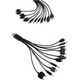 thumbnail image 2 of Cable cargador USB universal BRILLAR 10 en 1 para iPod iPhone PSP Cámara Nokia Blackberry 2 piezas, 2 of 5