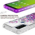 thumbnail image 3 of AT&T Radiant Max 5G Case / Fusion 5G Case / Cricket Dream 5G Case / Innovate 5G Case Liquid Glitter 360 Degree Protection Phone Case Cover w/Screen Protector - Clear/Purple, 3 of 5