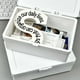 thumbnail image 4 of Caja de almacenamiento de tarjetas con tapa abatible, organizador para papelería de escritorio. Material duradero para manuales que mantiene los suministros ordenados y accesibles para, 4 of 7