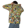 thumbnail image 5 of Simpsons Men's Hoodie With Color Drawstrings Sweatshirt Hooded Pullover Print Winter Coat Jacket X-Large, 5 of 9