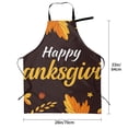 thumbnail image 5 of Picia Happy Thanksgiving 1 Waterproof Apron for Unisex Adult - Adjustable Bib Apron with Pockets, Ideal for Cooking, Gardening, Painting, and Household Chores, 5 of 9