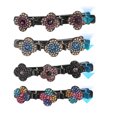 thumbnail image 4 of Para El Brillantes 2024 Con Piedras Cristal Diamantes Imitación Trenzados (D), 4 of 9