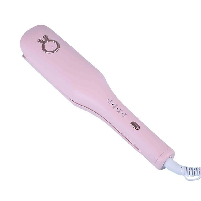 Fiudx Rizador de Cabello, Rizador de Ondas En Forma de V, Rizador de Cabello Franquicias En Revestimiento Cerámico, Herramienta para Proteger El Cabello Del Calor, Peinados de Sirena Playeros, Rutina