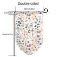 thumbnail image 2 of Sigee Watercolor Floral Printed Flag12.5 * 18in Outdoor Yard Flags For Garden Decor, 2 of 9