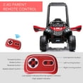 thumbnail image 5 of Aosom 12V Dual Motor Kids UTV, Battery Powered Electric Ride on Truck with Forward and Reverse Function, Lights, MP3/USB, Suspension, Remote Control, Red, 5 of 9