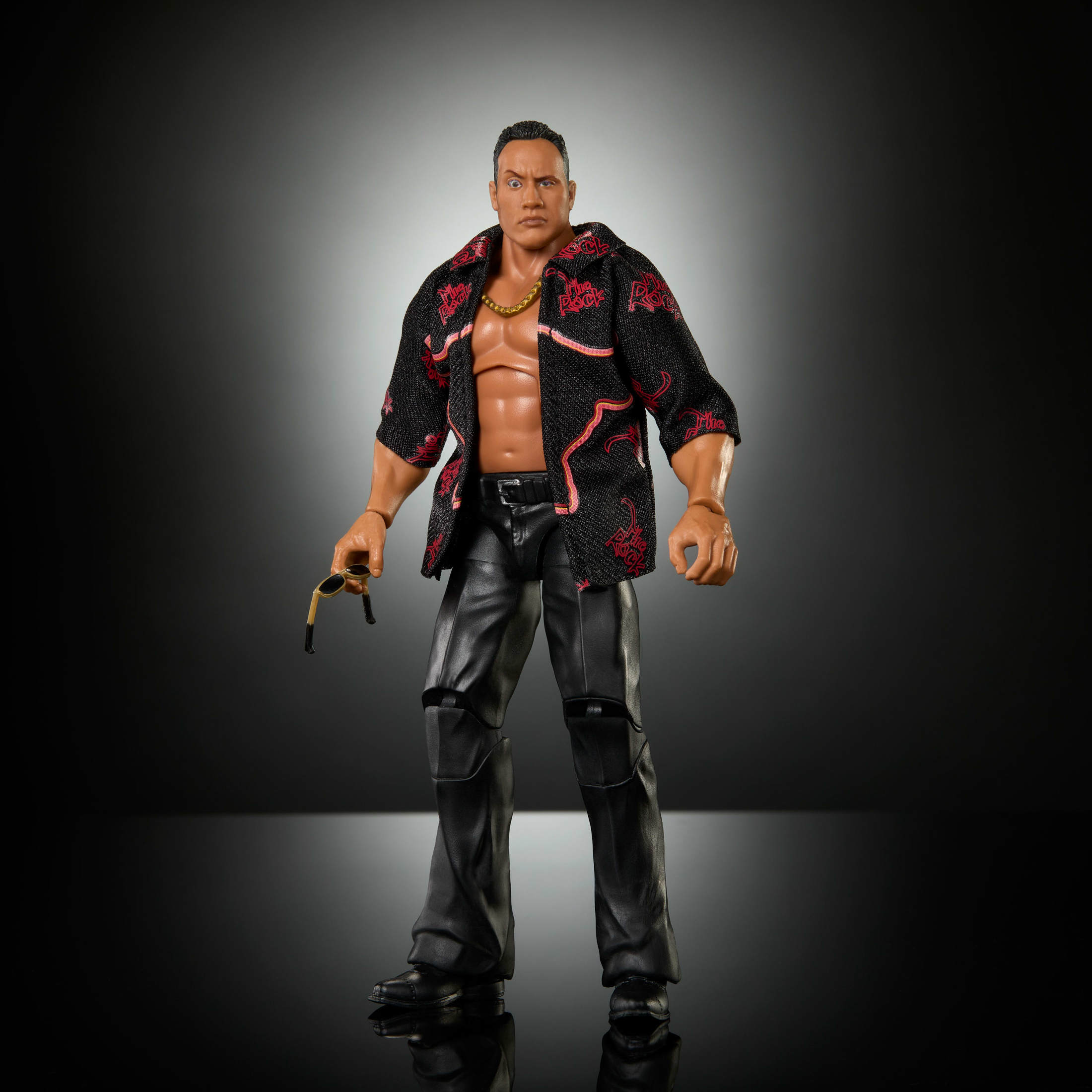 WWE Monday Night War Elite Collection The Rock Action Figure & Accessories 6-inch Set