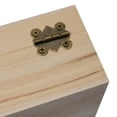 thumbnail image 3 of Retro Jewelry Box Desktop Natural Wood Clamshell Storage Decoration Wooden, 3 of 10