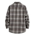 thumbnail image 4 of Men's Plaid Dress Shirts Long sleeve,Plaid Shirts,Flannel Plaid Shirt for Men Regular Fit Button Down Shirts Long Sleeve Casual Button Up Plaid Shirts Tops, 4 of 7