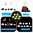 thumbnail image 6 of Unique Bargains 100Pack Glow Rocks 8-11mm Glow Pebbles Luminous Stones Decor DIY White, 6 of 7