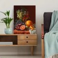 thumbnail image 5 of Still Life Fruit Bowl Canvas Print Wall Art for Kitchen Dining Room Living Room Office Cafe Restaurant, 5 of 8