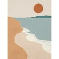 thumbnail image 2 of Pinto, Patricia 12x14 White Modern Wood Framed Museum Art Print Titled - Mid Century Landscape I, 2 of 4