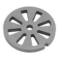 thumbnail image 2 of Meat Grinder Cutter Plate,  Stainless Steel Fan Hole Meat Grinder Blade Plate  for Replacement, 2 of 7