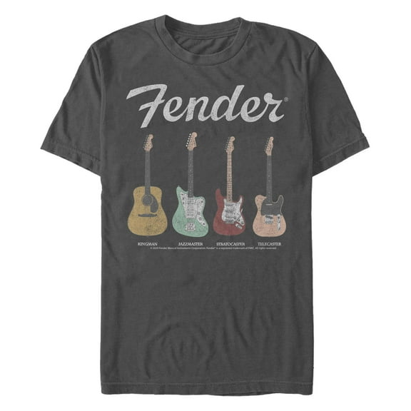Men's Fender Guitars Distressed Graphic T-Shirt