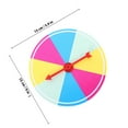 thumbnail image 2 of OULII Prize Wheel for Parties and Events Rotating Game Prop with Plastic Multi Color 12in, 2 of 6
