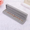 thumbnail image 4 of Wovilon Storage Bags New Velvet Presentation Gift Jewellery Ring Necklace Bracelet Display Box Case D, 4 of 9