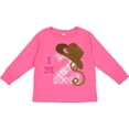 thumbnail image 3 of Inktastic 2nd Birthday 2 Year Old Cowgirl Hat Girls Long Sleeve Toddler T-Shirt, 3 of 5