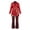 Red Women B, variant on URSOFINE Princess Red Costume 3PCS Rise of Red Costume Halloween Wonderland Cosplay Outfits