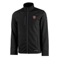 thumbnail image 2 of Men's Cutter & Buck  Black Fort Wayne TinCaps Evoke Eco Softshell Recycled Full-Zip Jacket, 2 of 3