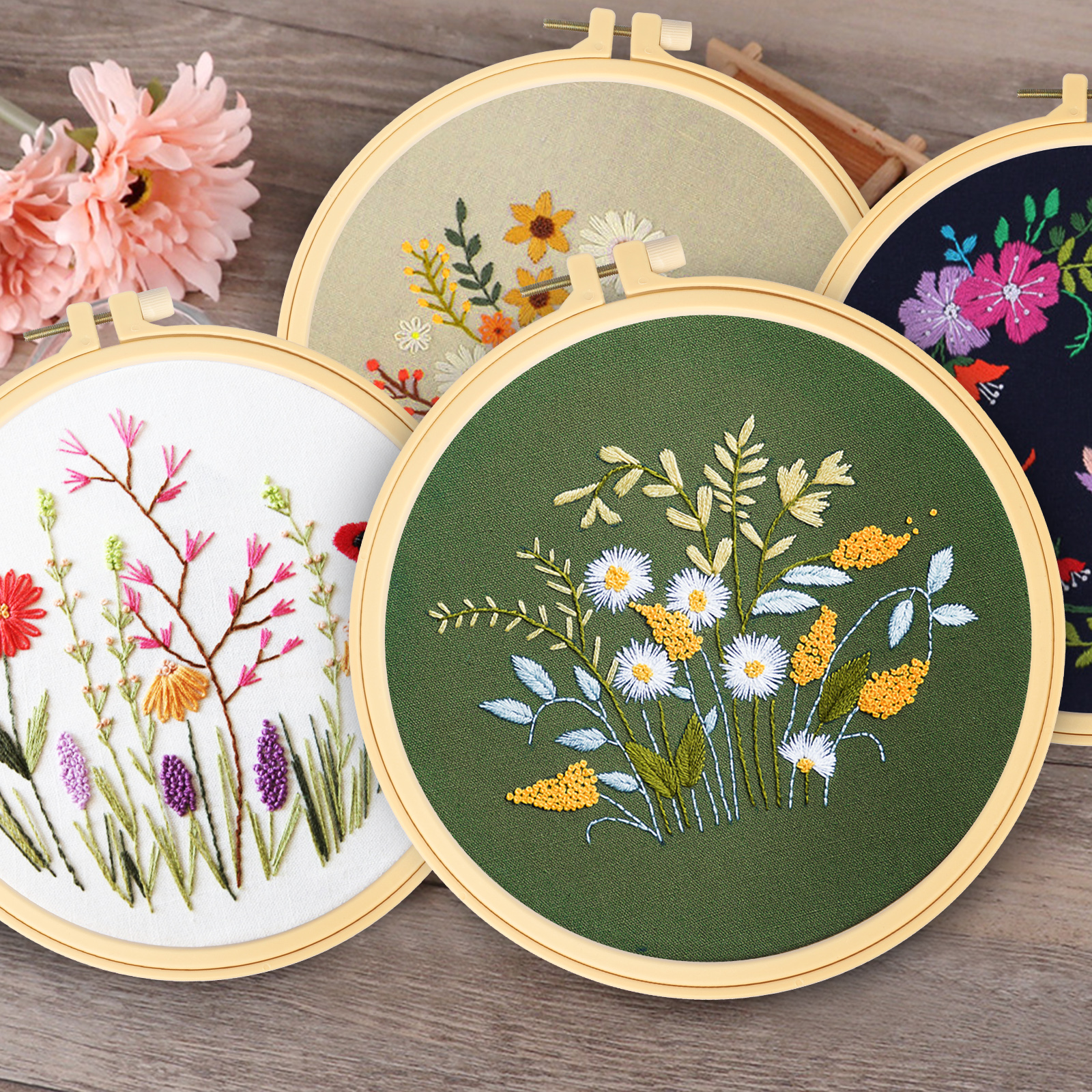 Celectigo Embroidery Kit for Beginners 4-Pack photo 8