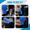 thumbnail image 4 of Silicone Car Gear Shift Knob Cover - Anti - Slip, Elastic Protector for Automatic/Manual Shifters Universal Fit for Most Models, Comfort Boost Grip, Unisex Auto Interior Accessory（blue）, 4 of 7
