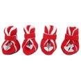 thumbnail image 1 of Chaussures et Bottes d'Hiver Rouges pour Chien Mignonnes de Noël Père Noël Chiot Espadrilles pour Petits et Moyens Chiens TG, 1 of 9
