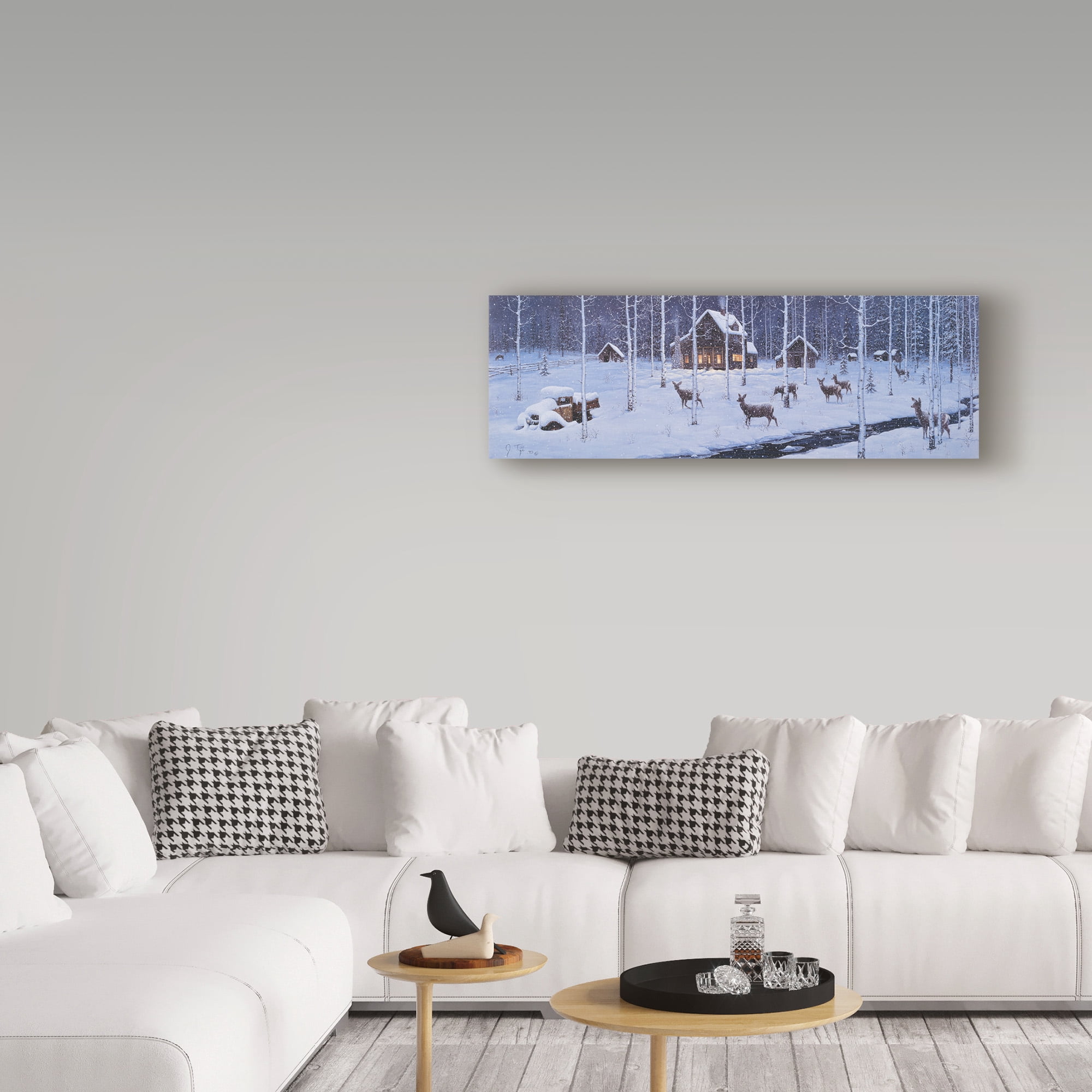 Trademark Fine Art 'Holiday Silence' Canvas Art by Jeff Tift