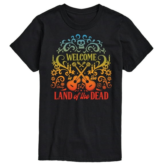 Coco - Welcome To The Land Of The Dead  - Men's Short Sleeve Graphic T-Shirt