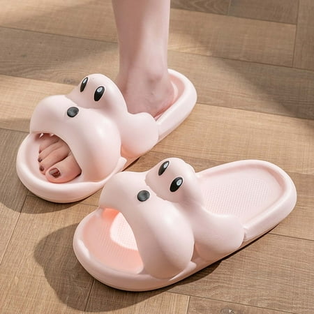 

Fashion New Arrivals AXXD Women s Shoes Wearing Outdoor Thick Bottom Net Red Ins Trend Non-slip Sandals And Slippers In Summer for Reduce Pink 6.5