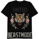 thumbnail image 1 of Hudson - Camiseta gráfica para hombre Hated Beastmode, color negro, extragrande Hudson Camiseta gráfica, 1 of 1