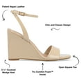 thumbnail image 3 of Journee Collection Womens Konna Tru Comfort Foam Mid Heel Wedge Sandals, 3 of 7