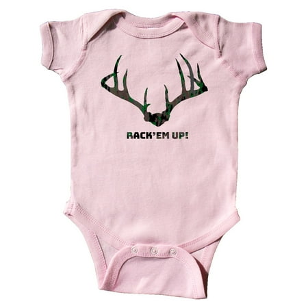 

Inktastic Rack Em Up! in Camo Gift Baby Boy or Baby Girl Bodysuit