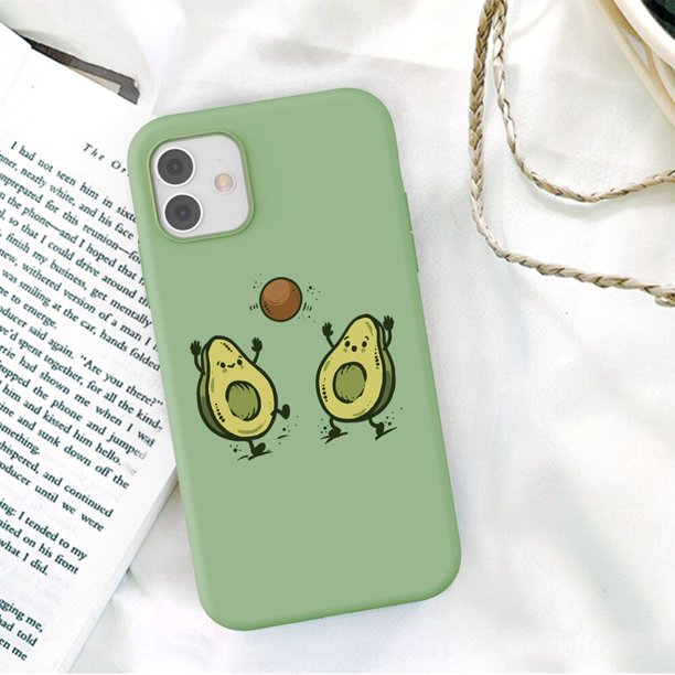Moskado aguacate Yoga patrón divertido funda para iPhone 14 11 Pro Max 12 13 Mini X XS Max XR 7 8 Plus SE2020 TPU funda de silicona Tan Jianjun unisex