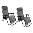 thumbnail image 1 of 2 Silla Camastro Plegable Gravedad 0 Reclinable Exteriores gris, 1 of 10
