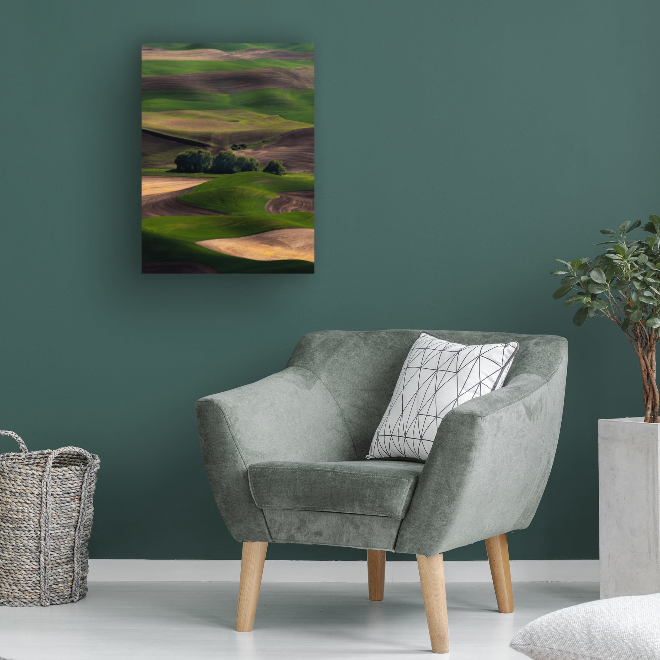 Canvas Wall Art - Ron Langager 'Rolling Dreams' Wall Art for Living Room, Bedroom, or Office Décor by Trademark Fine Art - 18 x 24 Inches