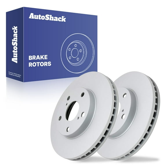 AutoShack Front Vented Coated Brake Rotors 2-PC Set Replacement for 2006-2015 Lexus IS250 2004-2010 Toyota Sienna 2005-2007 Toyota Avalon 2002-2003 Lexus ES300 ArmorStop 11.65" (296 mm)